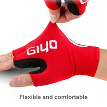 1 пара GIYO велосипедные перчатки с открытыми пальцами дышащие противоскользящие противоударные перчатки для верховой езды MC889