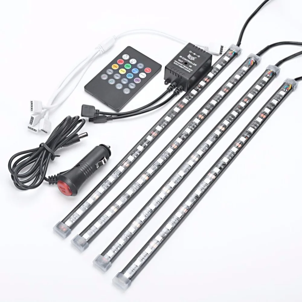 12 8 Color 5050 18 SMDWireless Music Control RGB Sound Activated
