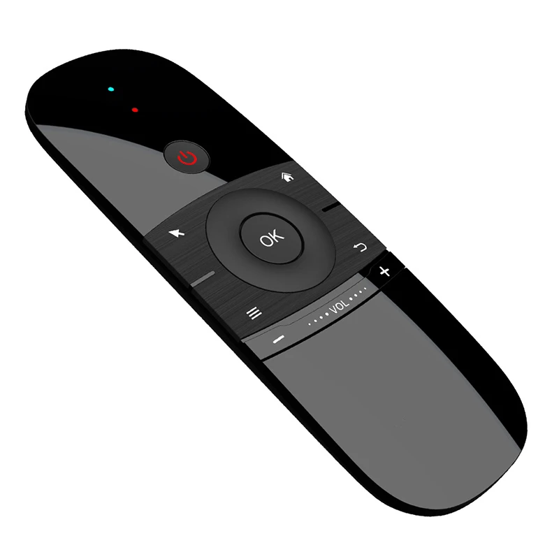 Оригинальная беспроводная мышь с клавиатурой W1, 2,4G, Fly Air mouse, перезаряжаемая мини-мышь с пультом дистанционного управления для Android Tv Box, мини-ПК, дропшиппинг - Цвет: English