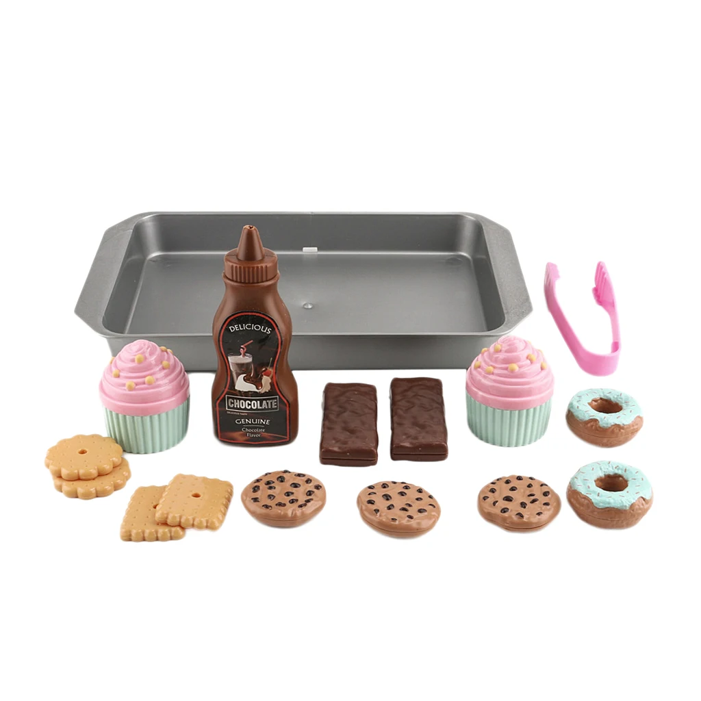 

Kids Children Desserts Cookies Party Tea Set Pretend Role Play Food Toys
