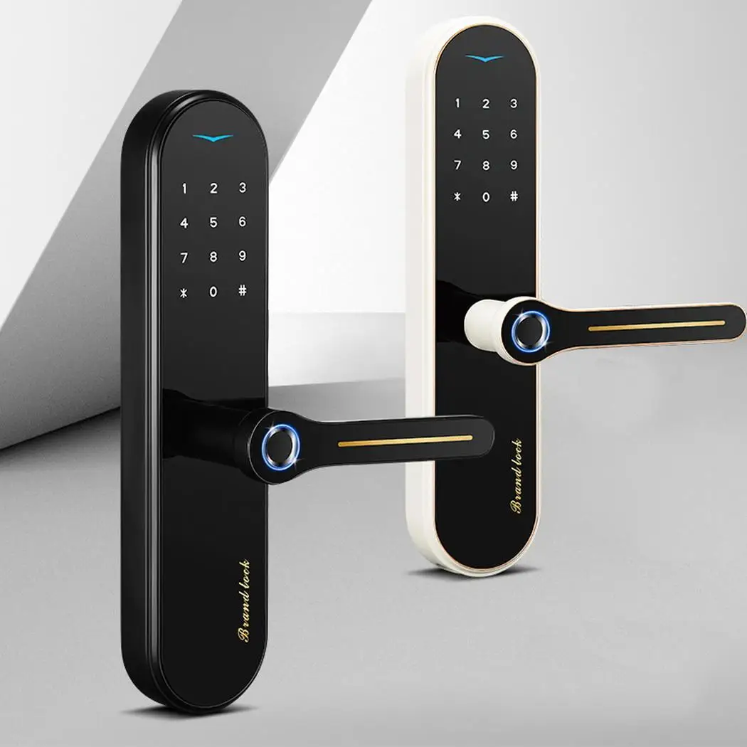

HOJOJODO K6 Security General Digital Smart Door Lock Password Fingerprint Anti-theft Touch Screen Lock Code Keypad For Home Hote