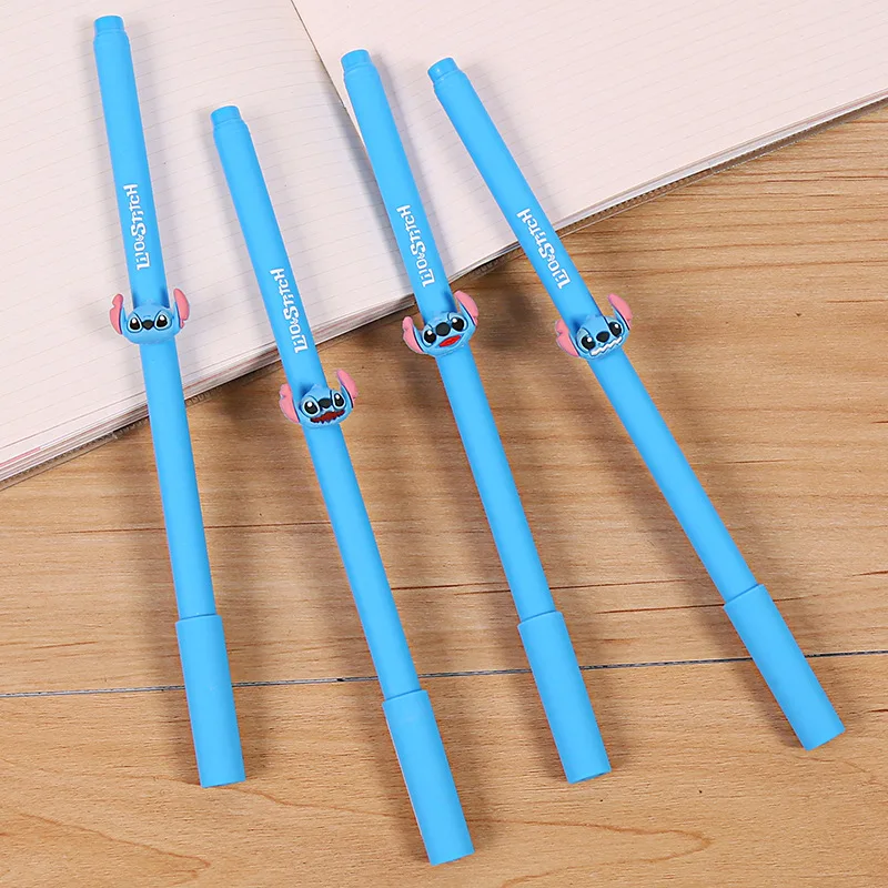 

48 pcs Gel Pens Catroon Animals black colored kawaii gift gel-ink pens pens for writing Cute stationery office school supplies