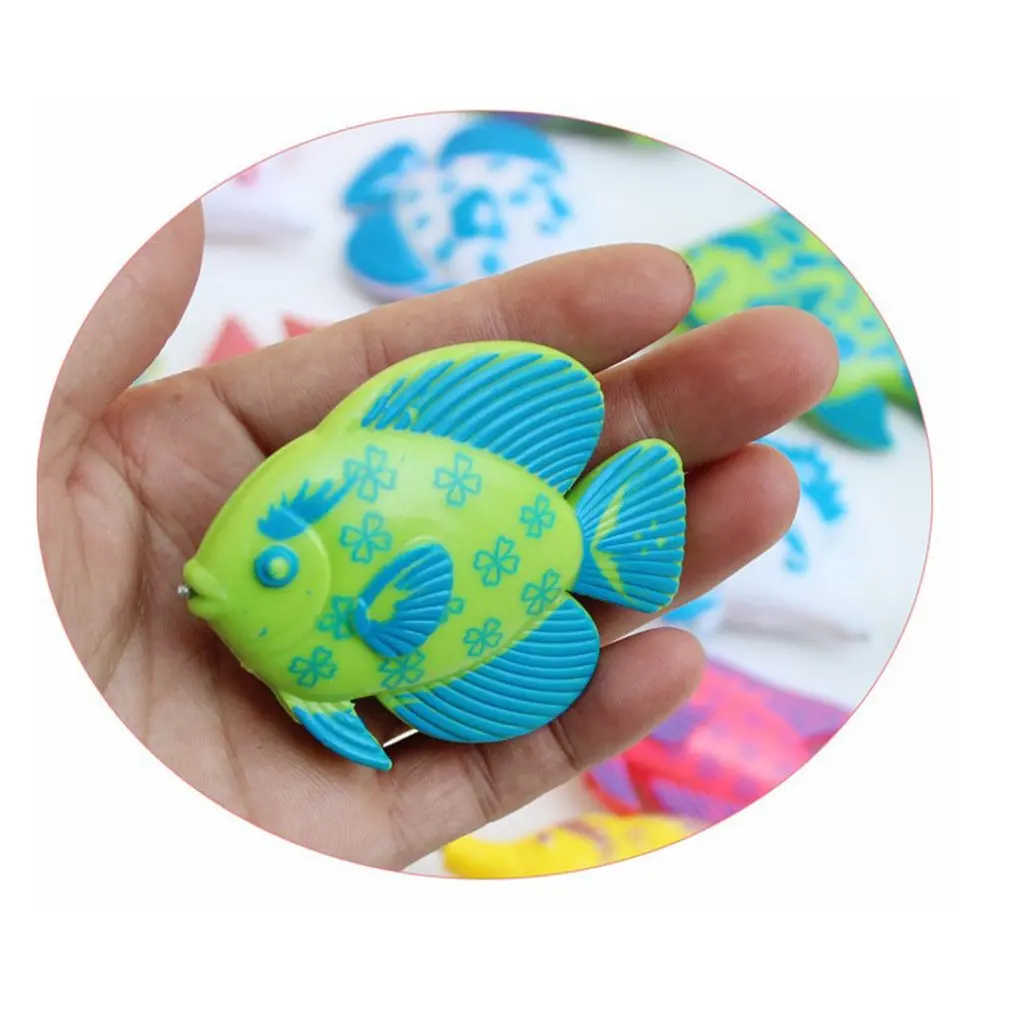 Креативный набор магнитных рыболовных игрушек из 7 предметов, обучающий Обучающий игровой набор для рыбалки, 1 полюс, 6 магнитных рыбок Для маленьких мальчиков и девочек