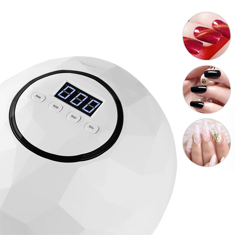 

72W White Big UV LED Nail Lamp Manicure/Pedicure For Hands Nail Dryer for Curing Nail Gel Nail Salon Tool