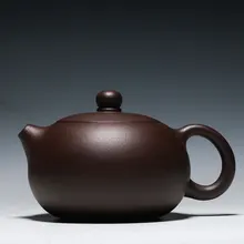 Знаменитый yixing подлинный шарик ручной работы отверстие воды красоты Xi shi чайник 280cc НЕОБРАБОТАННАЯ руда из фиолетовой глины Zisha чайник
