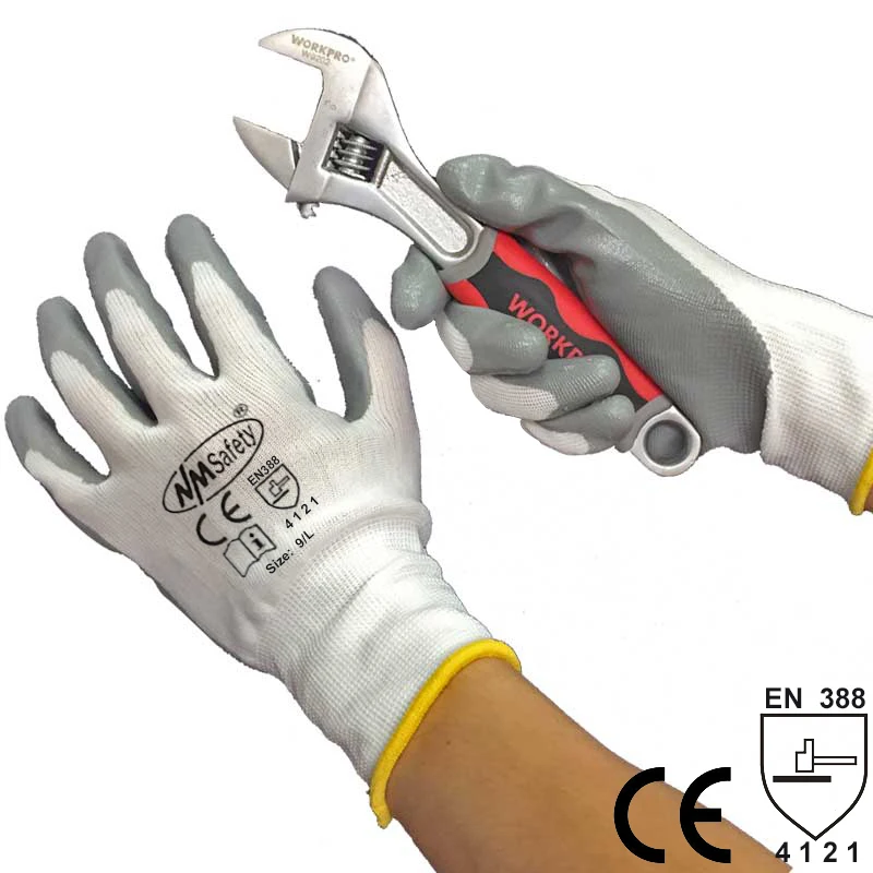 NMSafety Industry Glove With 13 Gauge Seamless Knit Nylon