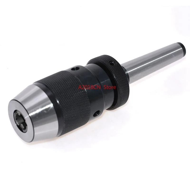 

1SET Keyless Drill Chuck Self Tighten Automatic Locking Chuck 1-10mm B12 MT2/ B12 MT3 shankn B12 MT4 Morse Taper shank