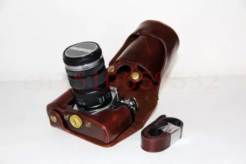 Чехол-сумка из искусственной кожи для камеры Olympus OM-D E-M5 II OM D OMD E-M5 MARK II EM5II EM5 II с плечевым ремнем