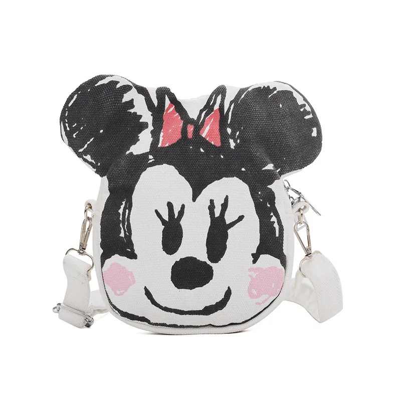 Disney Mickey mouse children cartoon canvas bag girl boy messenger shoulder bag new minnie bag lady Donald Duck handbag