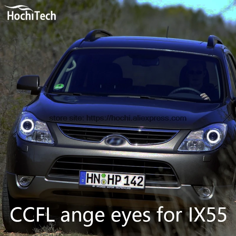 Отличный комплект HochiTech CCFL ангельские глазки ультраяркое освещение фар для Hyundai