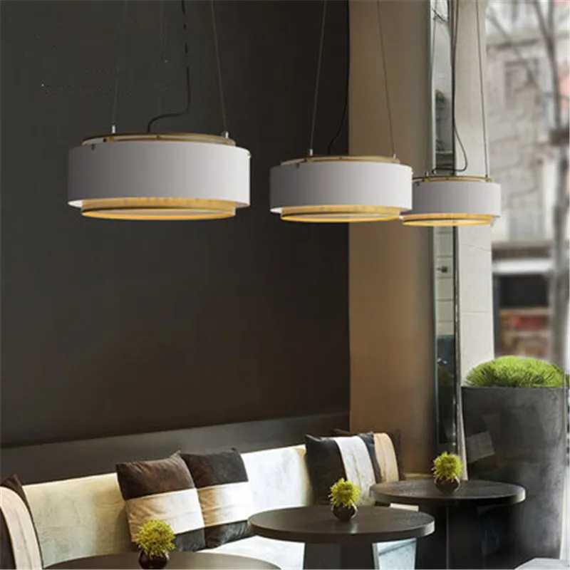 آخر-الحديثة مصباح لغرفة المعيشة الصناعية نمط شخصية طاولة طعام غرفة نوم الطعام غرفة الطعام غرفة حلقة مستديرة LED الثريا