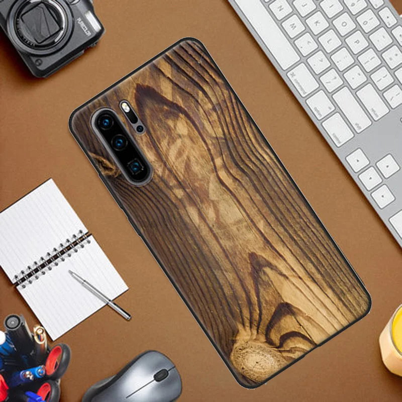 Чехол для Huawei P30 pro мягкий силиконовый чехол из ТПУ с рисунком дерева и камня