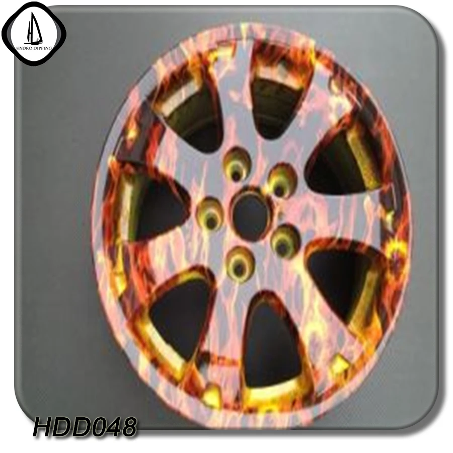 

Hydro Arts Liquid Image Film China Water Transfer Printing Film Manufacture Flame Hydrographic Film 0.5M*2M NO.HDD048