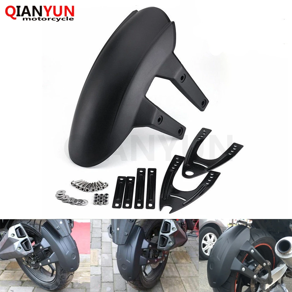 

Motorcycle Back Mudguards Universal Moto Scooter Accessories Bracket Rear Cover For chopper kawasaki Honda Fender scrambler