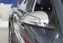 2 Pieces/set Outer Car Door Side Wing Cap Rearview Mirror Glass Chrome Cover Trim Full For Hyundai Tucson 2016