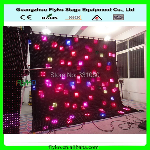 

Cheap price RGB indoor video cloth