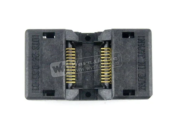 Modules SSOP24 TSSOP24 OTS-24-0.65-01 Enplas IC Test Burn-in Socket Programming Adapter 0.65mm Pitch 4.4mm Width ssop24 tssop24 fp 24 0 65 01a enplas ic test burn in socket programming adapter 5 6mm width 0 65mm pitch
