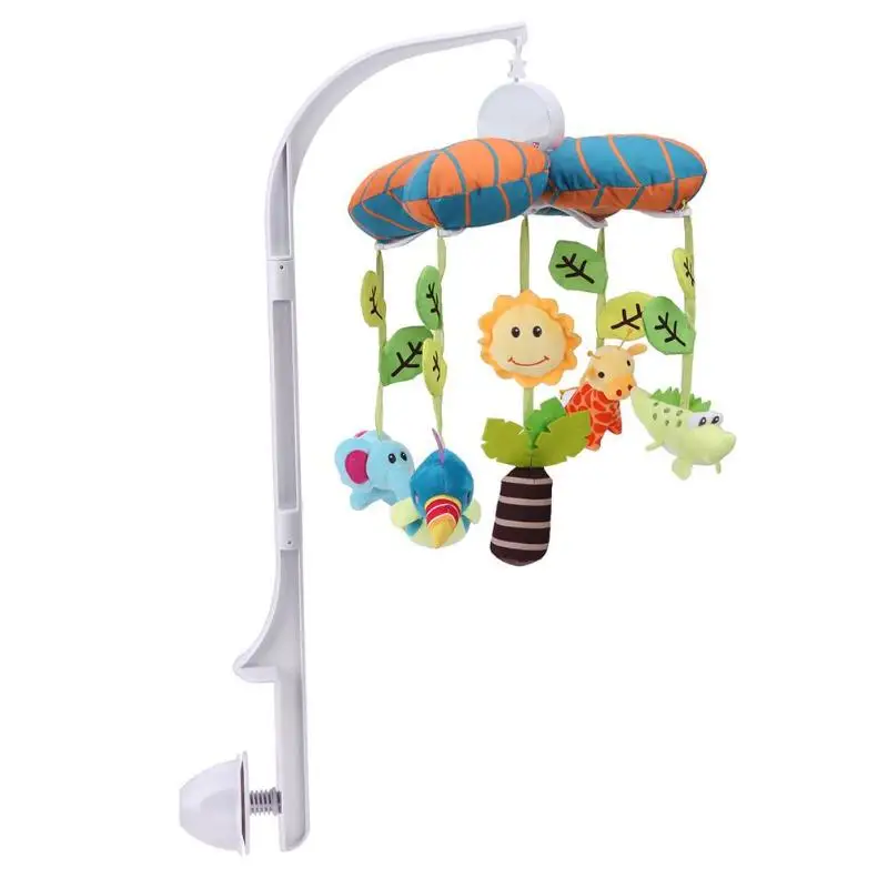 Mobile Baby Plush Toy Bed Wind Chimes Baby Rattles Bell Toys Plush Bed