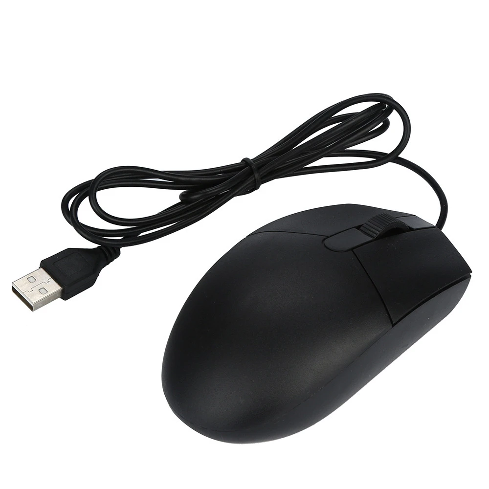 Mousnx проводная USB мышь 1200 DPI черная бизнес офис эргономичный дизайн геймерская для