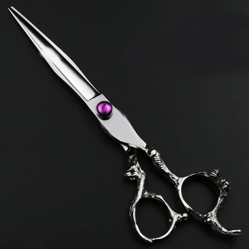 7 дюймов ножницы для резки профессиональные ножницы Парикмахерская ножницы для домашних животных в форме дракона ручка салонная стрижка
