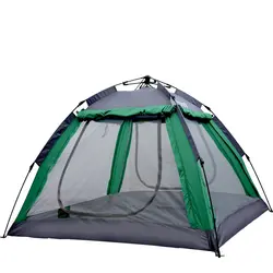 3-4 человека большая емкость семейная палатка автоматическое быстрое открытие открытый кемпинг палатки путешествия портативный Туризм