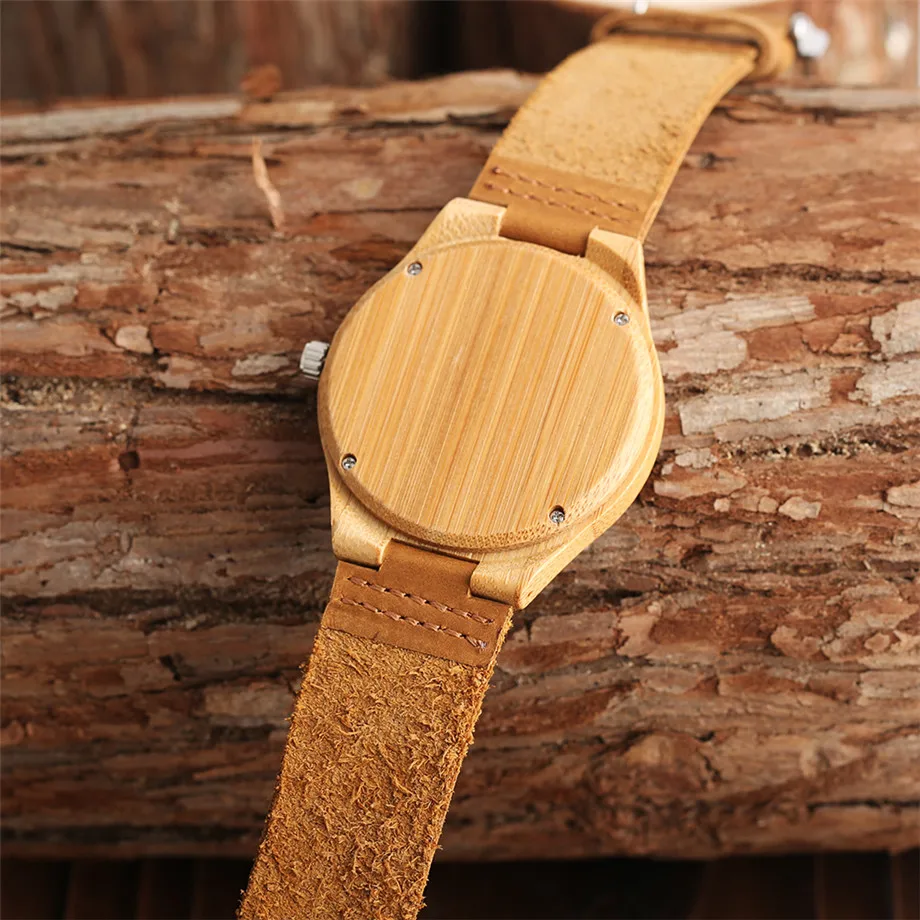 modern wood watch quartz_
