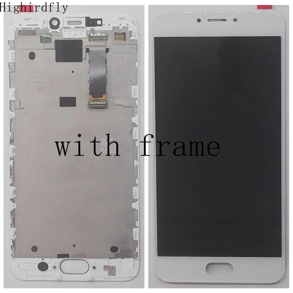 

test good 5.5" For Meizu MX6 Lcd Screen Display+Touch Glass DIgitizer Frame Assembly Replacement Parts