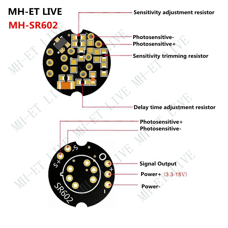 MH-SR602 Мини датчик движения Детектор модуль пироэлектрический инфракрасный PIR комплект датчик y переключатель кронштейн для arduino Diy с объективом