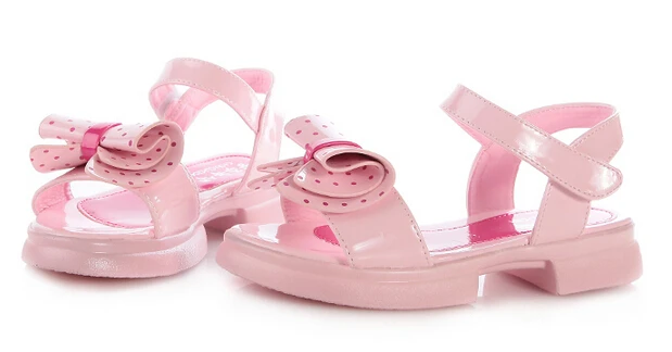 Weoneworld/Новинка года детские, для малышей сандалии для девочек Летняя модная детская одежда Сандалии для девочек с милым бантиком Дизайн принцессы Обувь обувь для девочек
