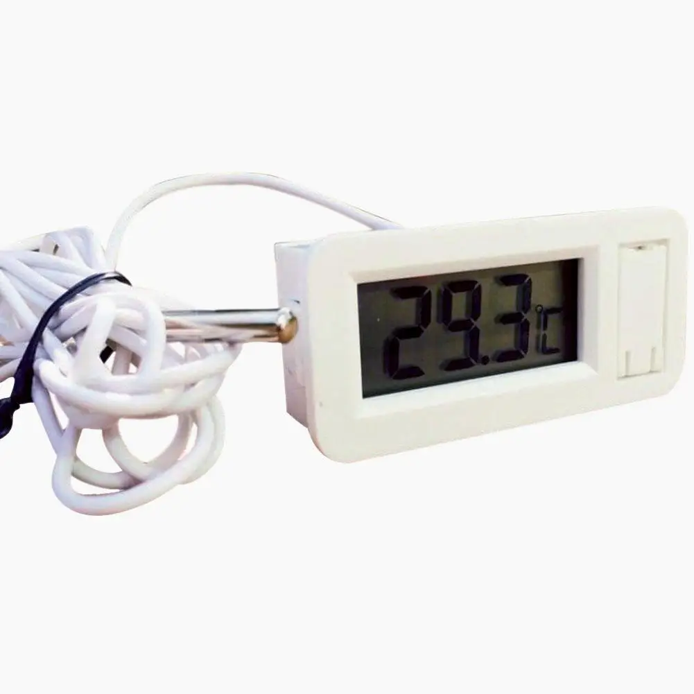Mini LCD Digital Thermometer Hygrometer Probe Fridge Freezer