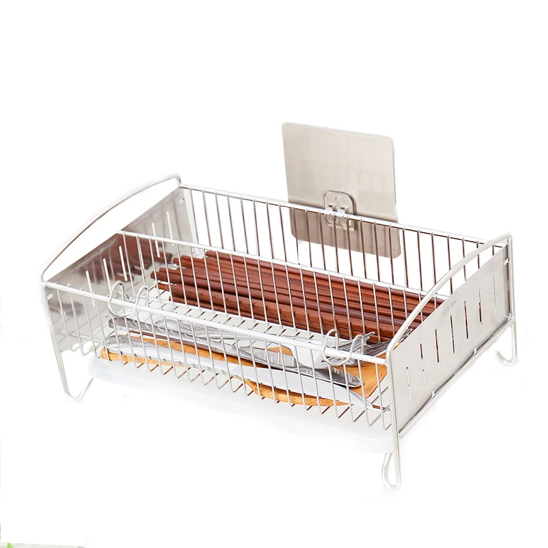 

Single Twins stainless steel chopstick cage fork rack spoon shelves reinforced supplies hanging shelves cutlery organizer