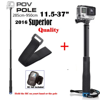 

Go Pro HERO5 GoPro Monopod Extendable handheld Mount for GoPro Hero 5 4/3 SJCAM SJ9000 SJ5000 xiaomi yi action camera accessory