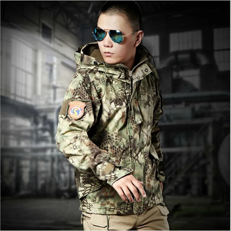Армейская военная одежда для фанатов Cobra G 8 Python камуфляжное пальто тактическая