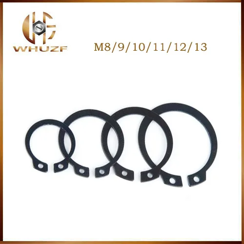 

Free shipping 100PCS Internal external Lock Snap Retaining Circlips Shaft collar Outside Card Card Spring C-type Retaining Ring