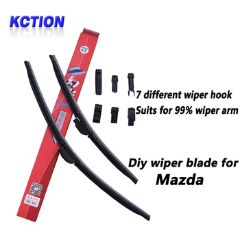 

KCTION Car Windshield Wiper Blade For Mazda 2,Mazda 3,Axela,Mazda 5,Mazda 6,CX-5,CX-7,MX-5,Natural rubber , Car Accessorie