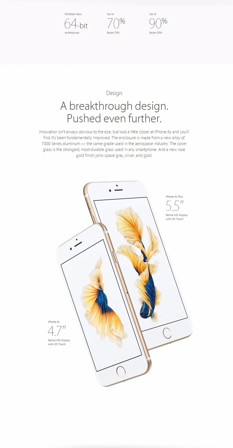 Apple iPhone 6s iOS Двухъядерный 2 Гб ОЗУ 16 Гб 64 Гб 128 Гб ПЗУ 4," камера МП 4G LTE мобильный телефон
