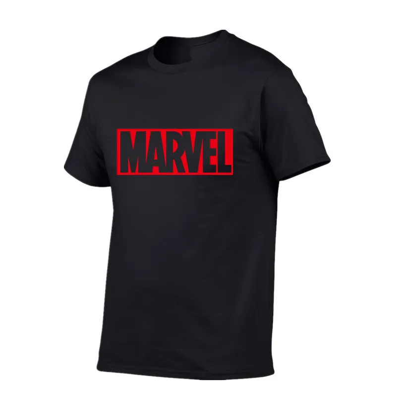 

New Plus Size XXL Brand Marvel t Shirt men tops tees Top quality cotton Casual men tshirt marvel t shirts men free shipping