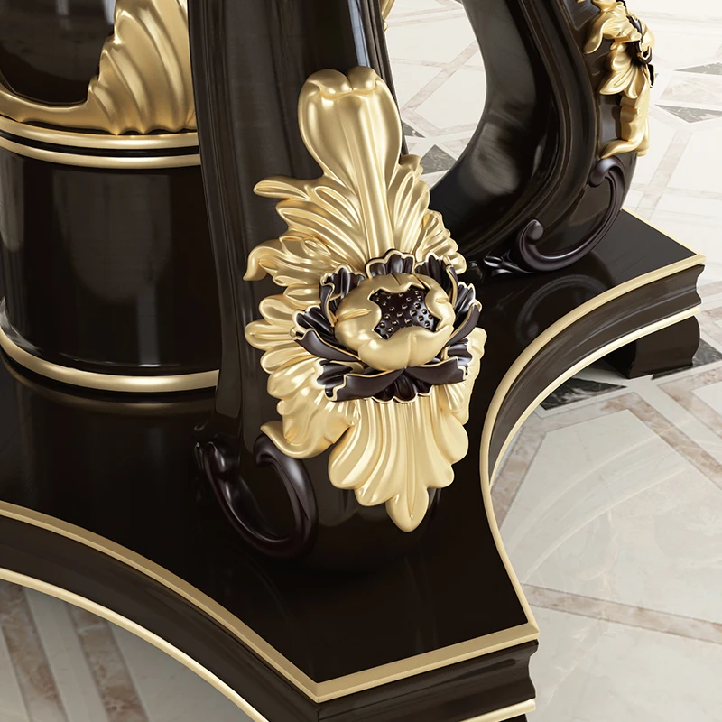 Modern luxury European style quality Furniture kitchen dining Table Chair muebles marble mesa de jantar plegable sala comedor