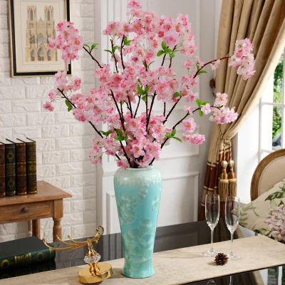Современная роскошная Ретро ваза, керамические украшения для гостиной, Цветочная композиция, сушеный искусственный цветочный горшок, украшение для домашнего интерьера - Цвет: style8