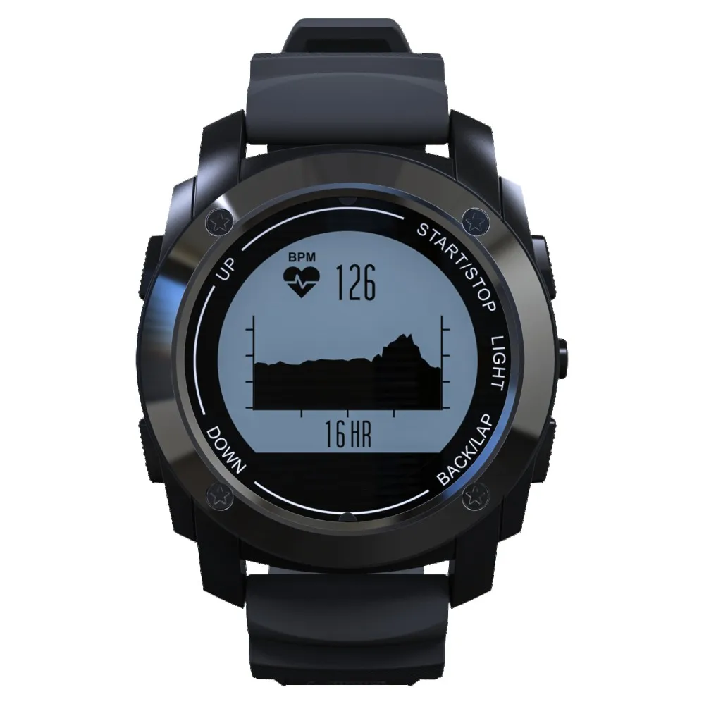 Смарт часы Smartch S928 водонепроницаемые GPS спортивные пульсометр скорость наружного