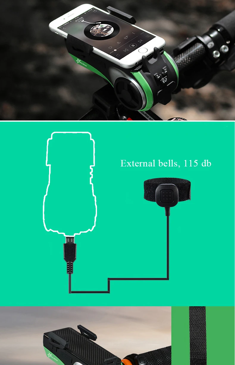 Best Rockbros Bike Light Music Player+Bluetooth+Double Bicycle LED Light+4400mAh Power Bank+Speaker+Phone Holder Bicycle Accessories 6 Best Rockbros Bike Light Music Player+Bluetooth+Double Bicycle LED Light+4400mAh Power Bank+Speaker+Phone Holder Bicycle Accessories 6