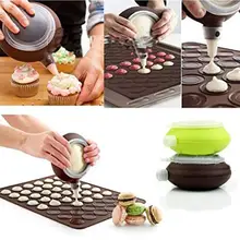 Силиконовые для макарунов плесень набор коврик для мучных изделий коврик труба носик для украшения набор инструментов для выпечки