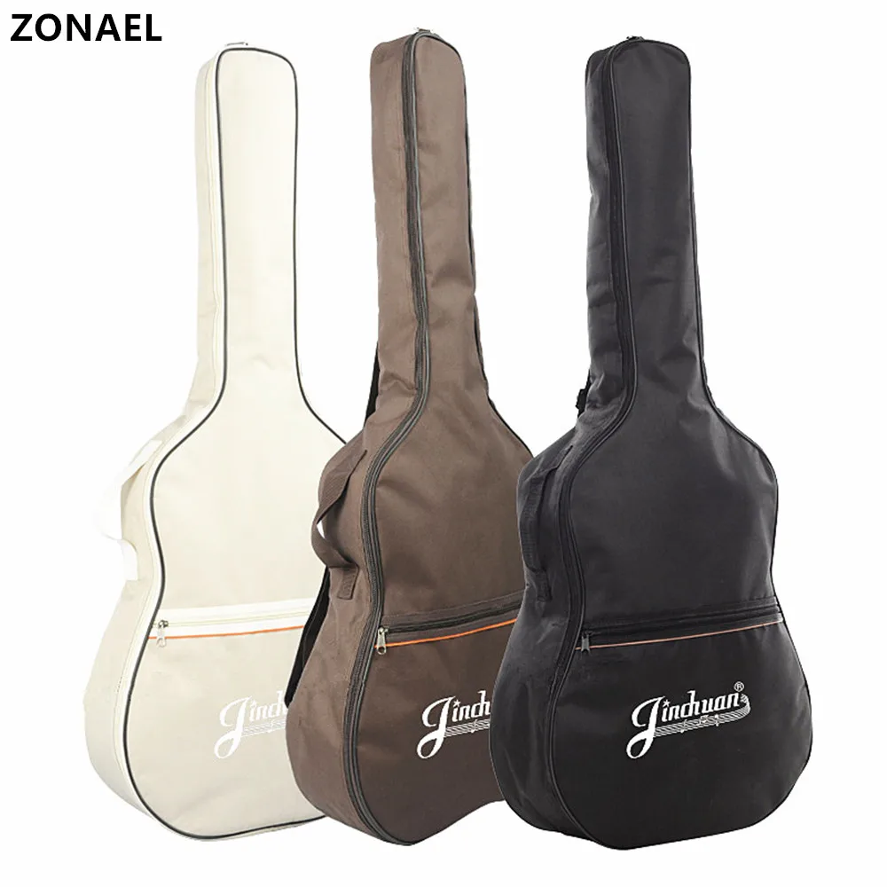 ZONAEL 41" Waterproof Double Shoulder Guitar Bag Folk Guitar Gig