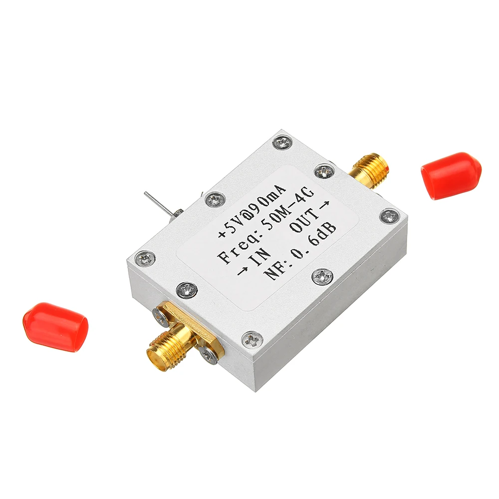 

CLAITE RF Amplifier Low Noise Amplifier Ham Radio Module LNA 50M-4GHz NF=0.6dB RF FM HF VHF / UHF Ham Radio -110dBm
