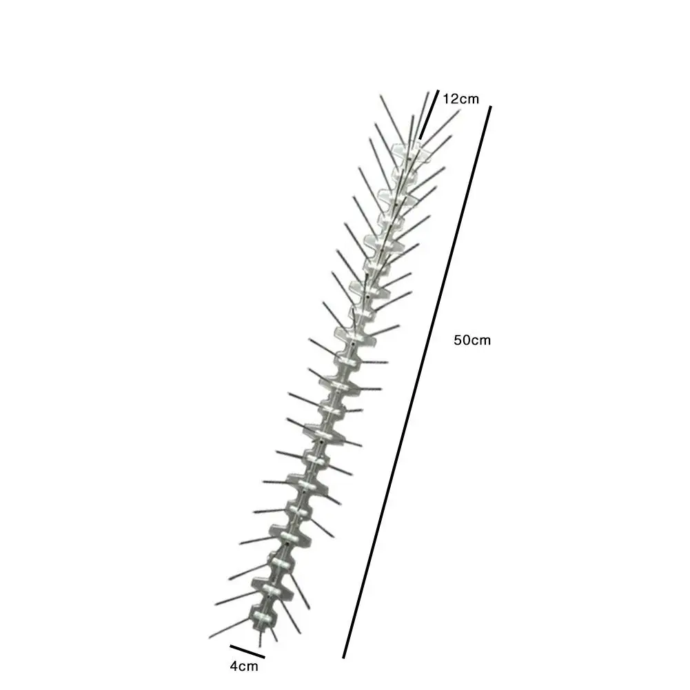 50 см Экологичная нержавеющая сталь шипы для птиц для голубей и других мелких птиц забор контроль безопасности сдерживающий комплект
