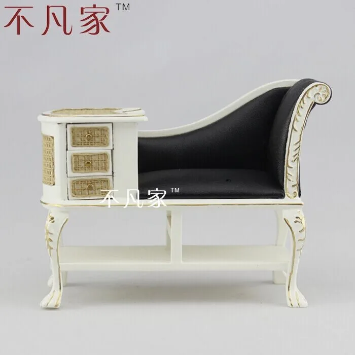 

dollhouse 1:12scale Fine special offer miniature furniture white classical chair