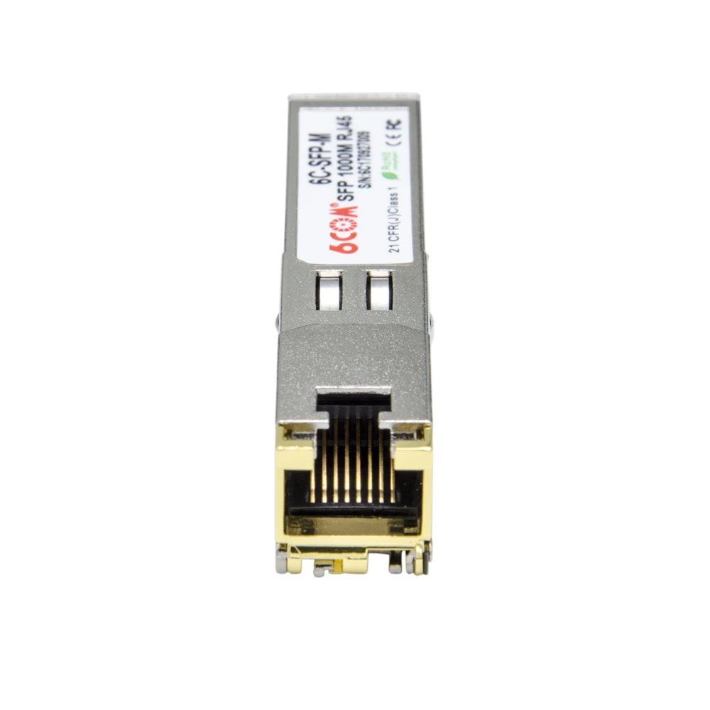 6COM совместимый для Ubiquiti SFP трансивер, 1,25 гигабитный RJ45 медный sfp-модуль, 1000Base-T