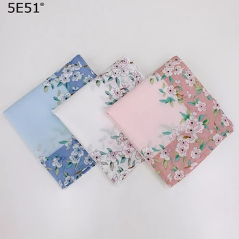 

Women handkerchief cotton 100%/flower printed 45cm/Many Uses