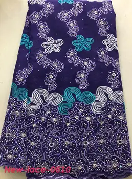 

High Quality Swiss Voile Laces Switzerland Cotton African Dry Cotton Lace Fabric Hollow Out Nigerian Voile Lace 5Yards q002