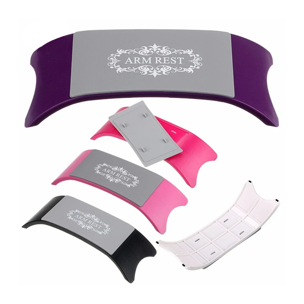 

ETEREAUTY Women 5 Colors Silicone Hand Rest Pad Nail Tool Art Pillow Cushion for Arm Wrist Manicure Accessories